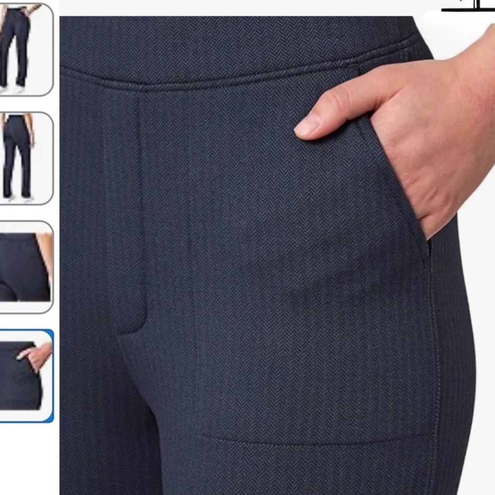 Mondetta Herringbone Straight Leg Pull on Pants - Picture 6 of 10